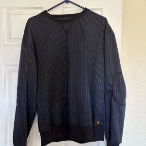 Men's Black Striped Sweater